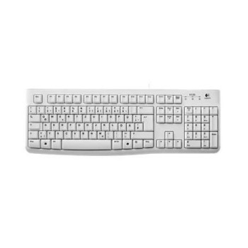 Logitech K120 Keyboard, German White