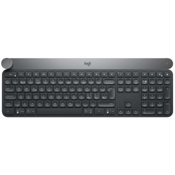Logitech Craft Advanced, Pan Nordic QWERTY keyboard with Creative Input Dial