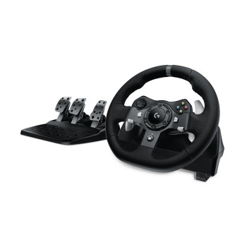 Logitech Driving Force G920 Steering wheel and pedals f/PC and Xbox One