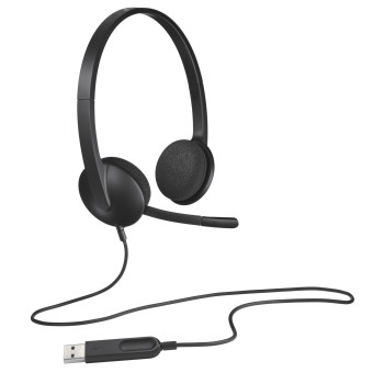 Logitech Headset H340 Black USB H340, Headset, Head-band, Gaming, Black, Binaural, 1.8 m