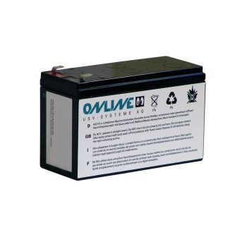 Online USV-Systeme Repla.Battery for BCYQ1250, 1 pc(s), Grey, YUNTO Q 1250, 5.06 kg, 205 mm, 180 mm