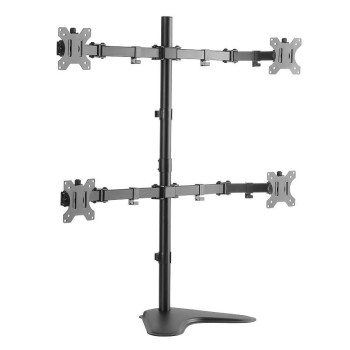 LogiLink Quad Monitorstand 13"-32" BP0046, Bolt-through, 8 kg, 33 cm (13"), 81.3 cm (32"), 100 x 100 mm, Stainless steel