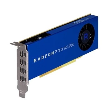 AMD Radeon Pro WX 3200 4GB Low Height Graphics Card