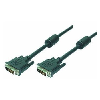 LogiLink 2m DVI-D DVI cable Black