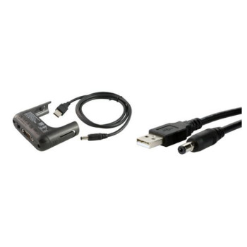 Honeywell CN80 Snap-On Adapter, Serial and USB Host with USB Type Wall Charger Cable CN80-SN-SRH-0, Black, USB A, Black, Honeywe