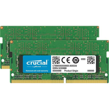 Crucial memory SO D4 2666 32GB C19 Crucial K2 2x16GBdual rank