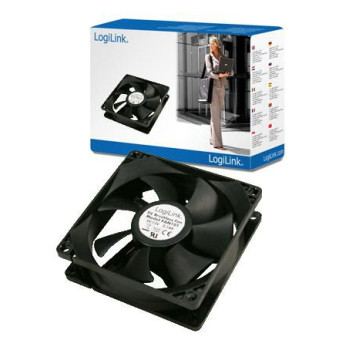 LogiLink fan 80*80*25mm 32,6 dB black PC case cooler, Fan, 32.6 dB, Black
