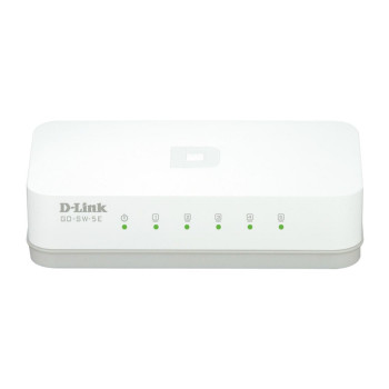 D-Link 5-Port 10/100M Desktop Switch GO-SW-5E/E, Unmanaged, Fast Ethernet (10/100), Full duplex