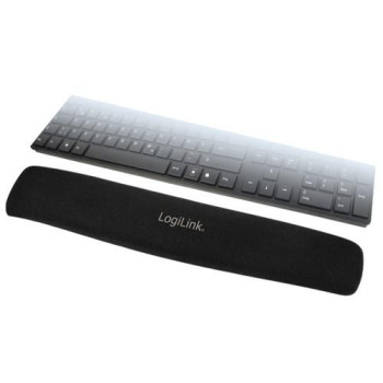 LogiLink Keyboard Gel Pad ID0044, Nylon, Polyurethane, Silicone, Black, 310 g