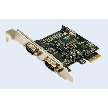 LogiLink I/OPCIe card 2x seriell PC0031, PCIe, 1 Mbit/s, Wired