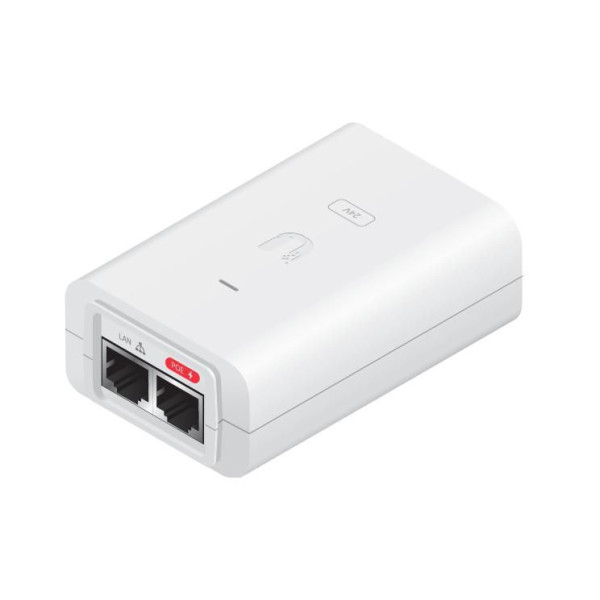 Ubiquiti PoE Injector, 24VDC, 12W White Ubiquiti PoE Injector, 24VDC, 12W White