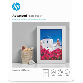 HP Advanced Glossy Photo Paper 25 Sheets