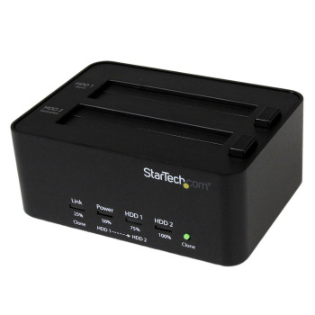 StarTech.com USB 3.0 SATA DUPLICATOR DOCK USB 3.0 SATA Hard Drive Duplicator & Eraser Dock - Standalone 2.5/3.5in HDD & SSD Eras