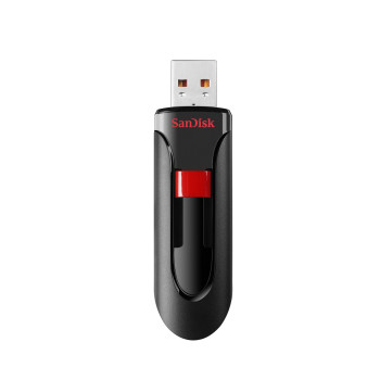 Sandisk Cruze Glide, 32 GB Cruzer Glide, 32 GB, USB Type-A, 2.0, Slide, 6.8 g, Black,Red