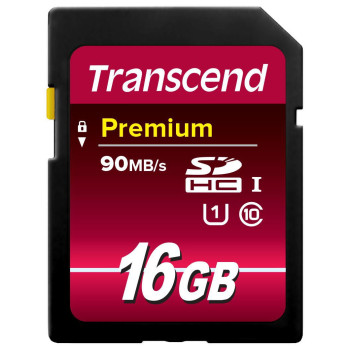 Transcend SDHC UHS-I 16GB Class 10 300X SD Card SDXC/SDHC Class 10 UHS-I 16GB, 16 GB, SDHC, Class 10, NAND, 90 MB/s, Class 1 (U1