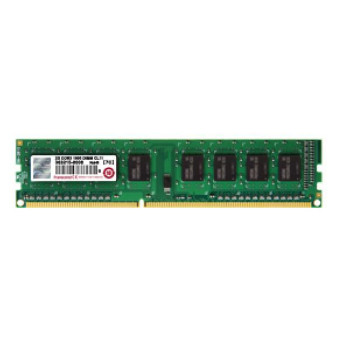 Transcend 8GB DDR3 1600 07, 8 GB, 1 x 8 GB, DDR3, 1600 MHz, 240-pin DIMM