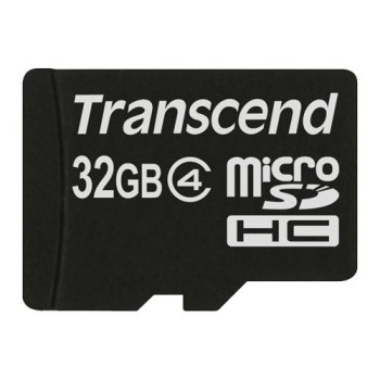 Transcend MicroSD SDHC 32GB microSDHC 32GB, 32 GB, MicroSDHC, Black