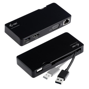 i-tec TRAVEL DOCKING STATION USB 3.0 Travel Docking USB 3.0 Travel Docking Station Advance HDMI or VGA, Wired, USB 3.0 (3.1 Gen 