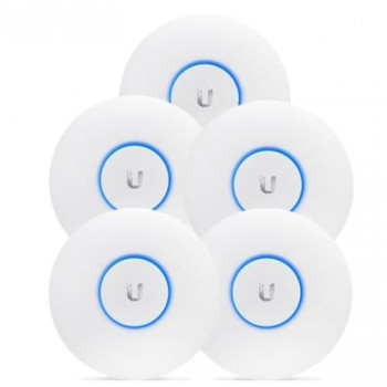 Ubiquiti UniFi AP AC LR 5-pack 802.11ac 2x2 Dual Band 1x1000-T Ethernet, PoE Adapter NOT Included
