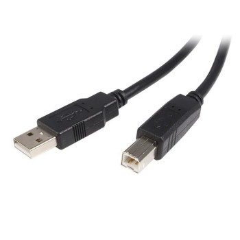 StarTech.com 0.5M USB 2.0 A TO B CABLE 0.5m USB 2.0 A to B Cable - M/M, 0.5 m, USB A, USB B, USB 2.0, Male/Male, Black