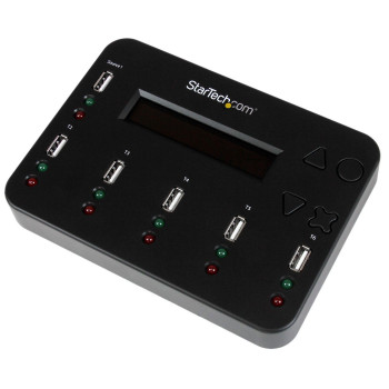 StarTech.com USB FLASH DRIVE 1:5 DUPLICATOR Standalone 1:5 USB Flash Drive Duplicator and Eraser - Flash Drive Copier, 110 - 240