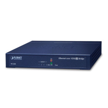Planet 100/100 Mbps Ethernet (4-Port LAN) to VDSL2 Bridge - 30a profile