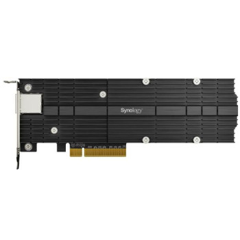 Synology PCIe CARDS, RJ45, 10GbE 1-PORT, M.2 E10M20-T1, PCIe, PCIe, Full-height / Low-profile, PCIe 3.0, Black, NAS / Storage se