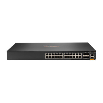 Hewlett Packard Enterprise Aruba 6200F 24G 4SFP+ Managed L3 Gigabit Ethernet (10/100/1000) Black 1U Aruba 6200F 24G 4SFP+, Manag