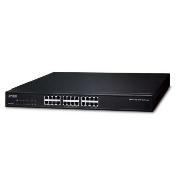 Planet 24-Port SIP VoIP Gateway (24*FXS) VGW-2420FS, SNMP,SNMPv2,SNMPv3, 10,100 Mbit/s, IEEE 802.1Q,IEEE 802.1p, 440 mm, 250 mm,
