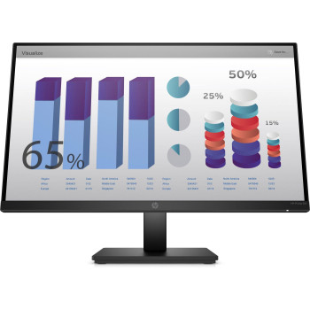 HP ProDisplay P24q G4 23.8in QHD Monitor P24q G4, 60.5 cm P24q G4, 60.5 cm (23.8"), 2560 x 1440 pixels, Quad HD, LED, 5 ms, Blac