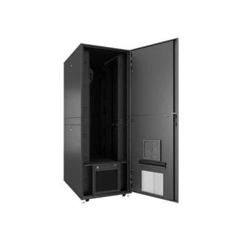 Vertiv VRC-S integrated micro data center 48U 600x1200 with 3,5kW self-contained cooling, managed rPDU VRCS3357-230V, Black, 950
