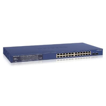 Netgear 24-P. GB POE+ SMART MGD SWITCH GS724TPP, Managed, L2/L3/L4, Gigabit Ethernet (10/100/1000), Full duplex, Power over Ethe