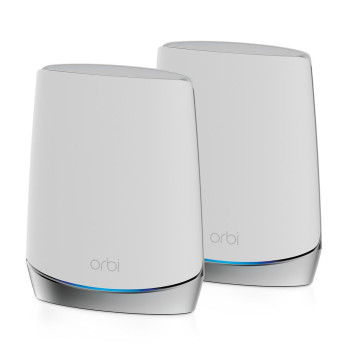 Netgear ORBI WIFI 6 MESH AX4200 2-SET Orbi WiFi6, Wi-Fi 6 (802.11ax), Tri-band (2.4 GHz / 5 GHz / 5 GHz), Ethernet LAN, Stainles