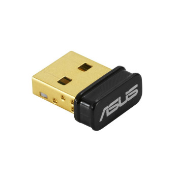 Asus USB-N10 Nano B1 WiFi adapter USB-N10 Nano B1 N150, Internal, Wireless, USB, WLAN, 150 Mbit/s, Black