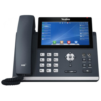 Yealink SIP-T48U IP phone Grey LED Wi-Fi SIP-T48U, IP Phone, Grey, Wired handset, 1000 entries, LED, 17.8 cm (7")