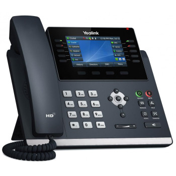 Yealink SIP-T46U IP phone Grey LCD Wi-Fi SIP-T46U, IP Phone, Grey, Wireless handset, 1000 entries, LCD, 10.9 cm (4.3")