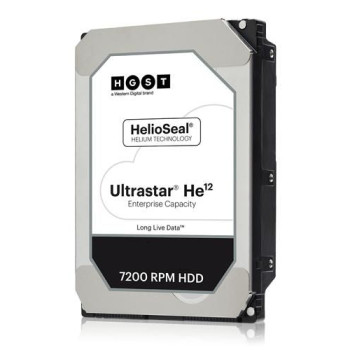 Western Digital Ultrastar HE12 12TB HDD SAS 12Gb/s 512E ISE 7200Rpm HUH721212AL5200 24x7 3.5inch Bulk