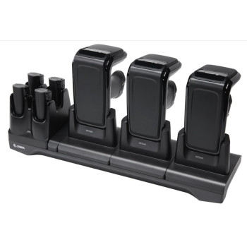 Zebra RFD40/RFD90, 3 Device Slots/4 Toaster Slots, Charge Only Cradle with support for Universal/3rd Party