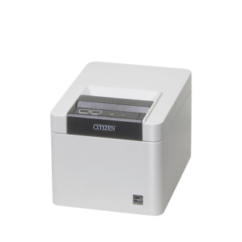Citizen Anti-microbial Thermal POS Printer, 250mm/s, 3 inch, Top Exit, USB only, Pure White