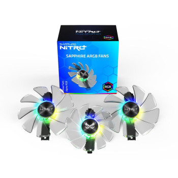 Sapphire Computer Cooling System Graphics Card Fan 9.5 Cm Transparent