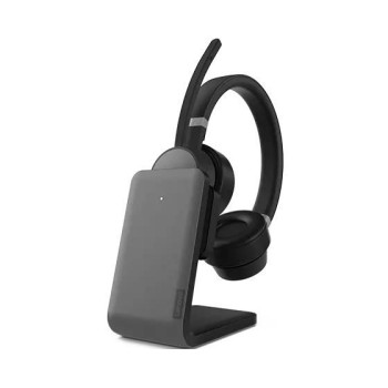 Lenovo Go Wireless Anc Headset Wired & Wireless Head-Band Office/Call Center Usb Type-C Bluetooth Charging Stand Black