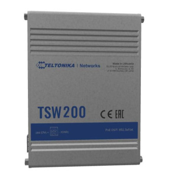 Teltonika TSW200 INDUSTRIAL UNMANAGED POE+ SWITCH