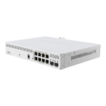 MikroTik Cloud Smart Switch 610-8P-2S+IN with 8 x Gigabit 802.3af/at PoE-out ports, 2 x SFP+ cages, SwOS, desktop case, PSU