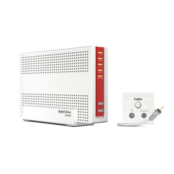 AVM FRITZ Box 6690 Cable wireless router Gigabit Ethernet Dual-band (2.4 GHz / 5 GHz) White