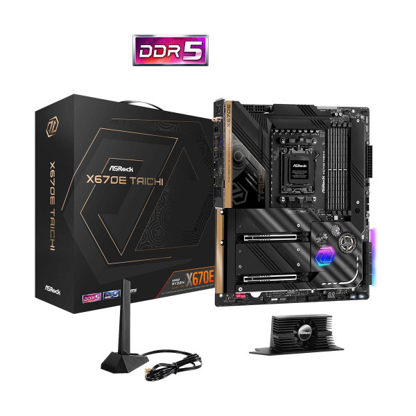 Asrock X670E Taichi Amd X670 Socket Am5 Extended Atx Asrock X670E Taichi Amd X670 Socket Am5 Extended Atx