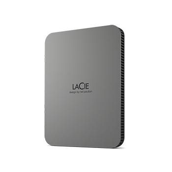 LACIE Mobile Drive Secure External Hard Drive 4000 Gb Grey