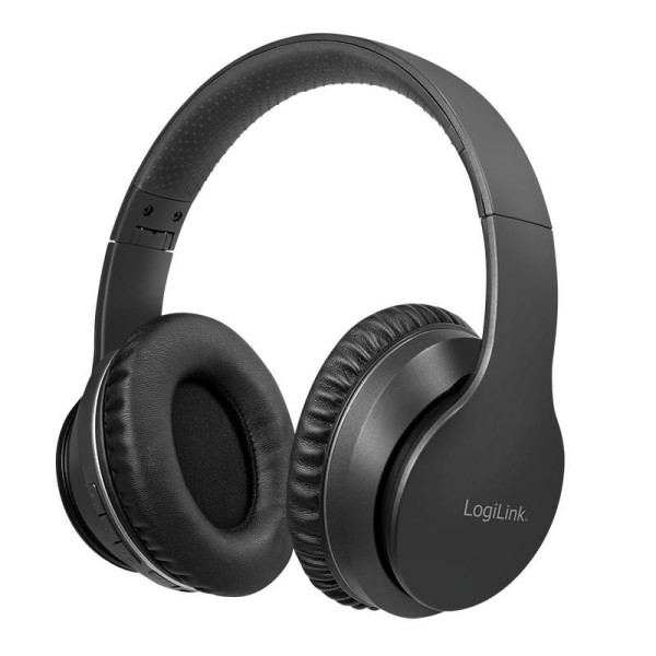 LogiLink Headphones/Headset Wireless Head-Band Music Bluetooth Black LogiLink Headphones/Headset Wireless Head-Band Music Bluetooth Black