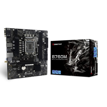 Biostar Motherboard Intel B760 Lga 1700 Micro Atx