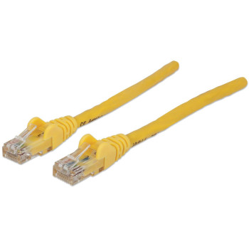 Intellinet Network Patch Cable, Cat6, 2M, Yellow, Cca, U/Utp, Pvc, Rj45, Gold Plated Contacts, Snagless, Booted, Lifetime Warran