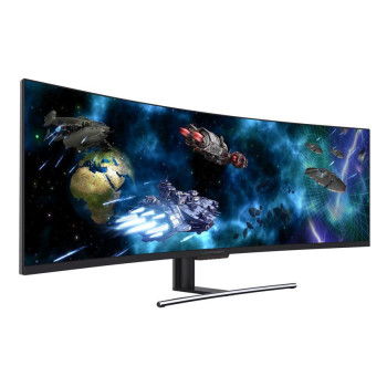 LC-POWER Led Display 124.5 Cm (49") 3840 X 1080 Pixels Ultrawide Full Hd Qled Black